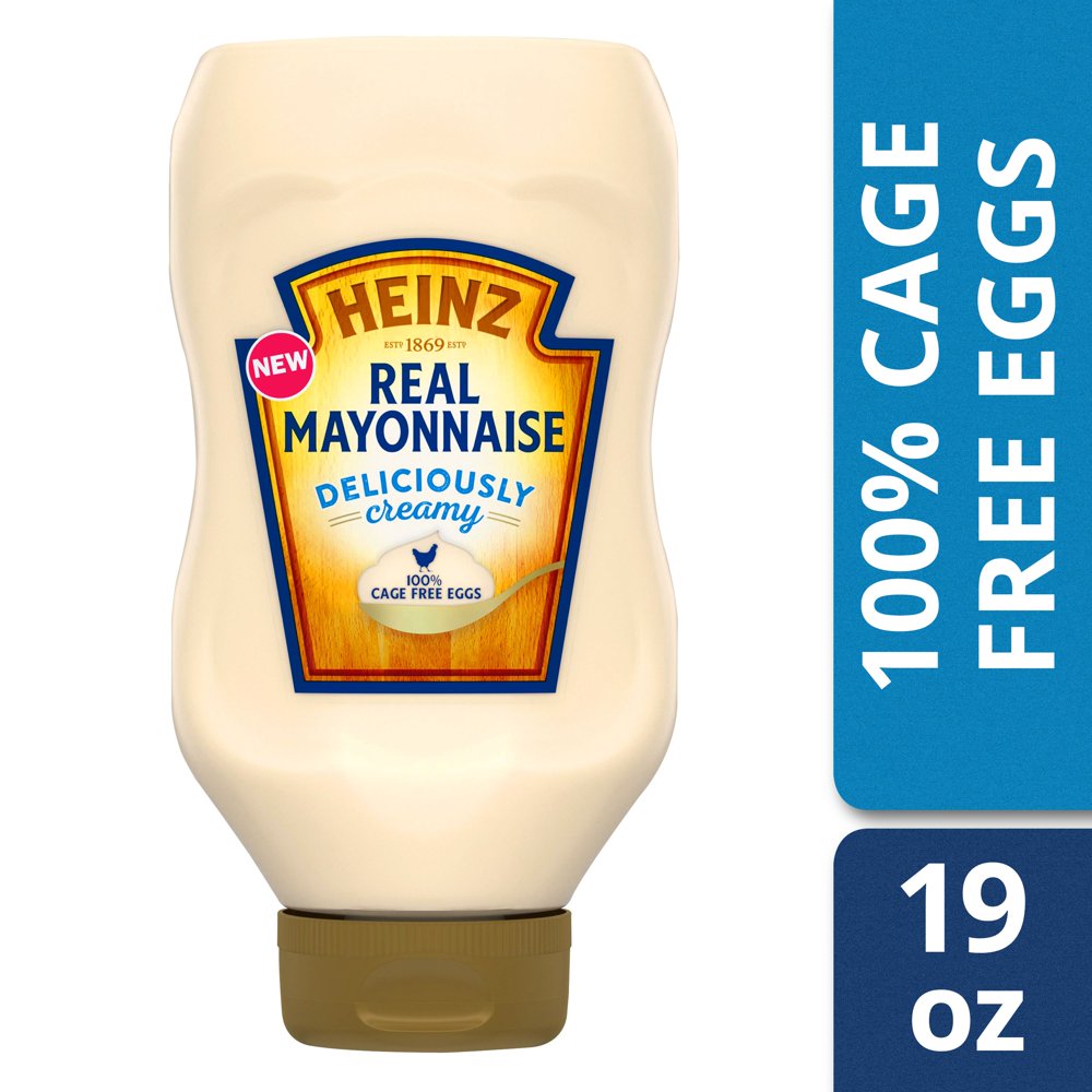 (3 Pack) Heinz Mayonnaise, 19 oz Plastic Bottle