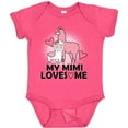 thumbnail image 3 of Inktastic My Mimi Loves Me Llama Girls Baby Bodysuit, 3 of 5
