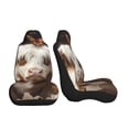 thumbnail image 3 of Salouo Cow With Butterflies Pattern Car Seat Covers,Universal Car Seat Protectors Easy to Install Car Cover Car Accessories Auto/rucks/Van/SUV-2 PCS, 3 of 9