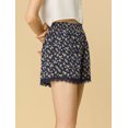 thumbnail image 4 of INSPIRE CHIC Shorts à Taille Élastique avec Dentelle Imprimée Florale pour Femmes, 4 of 6