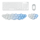 thumbnail image 1 of Reposamuñecas Gamer Xtellar Azul con Base Antideslizante para Teclado y Mouse, 1 of 3