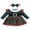 Army Green, variant on Infant Baby Girl 2Pcs Christmas Outfits Fur Trim Long Sleeve Tulle Dress + Headband Set Velvet Clothes