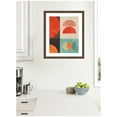 thumbnail image 3 of Kate and Laurel Framed Wall Art Print Circles in harmony No11  by Vitor Costa, 22 x 26, Florence Medium Brown Frame, Modern Contemporary, Abstract Art for Wall Decor, 3 of 8