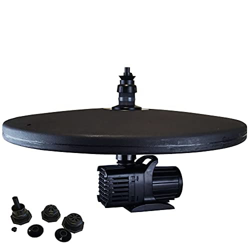 HALF OFF PONDS Aqua Marine Floating Fountain with Large Float, (3) Spray Pattern Nozzles and 5,200 GPH Pump with 100' Cord - AQF5200-100