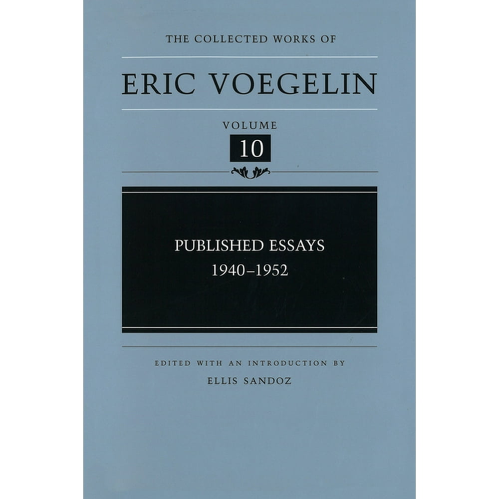 Voegelin published essays 08 picture
