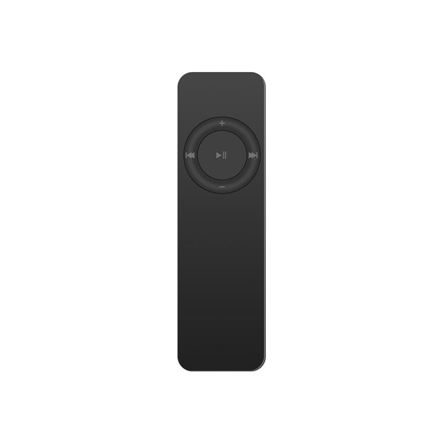 MP3 Player USB 3.5mm Interface Rechargeable Media Player Portable MP3 WMA Playing Device, Black
