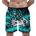 thumbnail image 5 of Geometry Dash Mens Board Shorts Quick Dry Swim Trunk Lightweight Soft Swimsuit Bathing Suit for Boys 3XL, 5 of 8