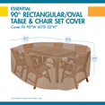 thumbnail image 4 of Duck Covers Essential 90" Rectangular/Oval Table & Chair Set Cover, 4 of 5