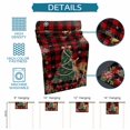 thumbnail image 6 of Christmas Deer Table Runner 72 Inches Long Farmhouse Dress Scarves, Winter Xmas Snowflakes Bow Tree Red Black Dining Tablerunner for Coffee Table/Kitchen Island/Party Décor, 13" x 72", 6 of 8