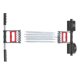 thumbnail image 5 of Pedal de resorte para abdominales, ejercitador de fortalecimiento muscular, mango ergonómico, cuerda de tracción, equipo de entrenamiento de piernas (negro), 5 of 5
