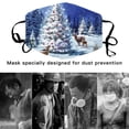 thumbnail image 3 of relayinert Christmas Themed Face Mask Dustproof Breathable Printing Mask with Elastic Ear Band Type 9, 3 of 6
