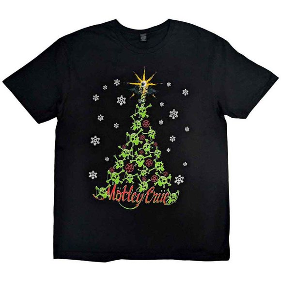 Motley Crue T-Shirt de Noël pour Adulte Crue