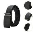 thumbnail image 6 of yuksok Men Belt Automatic Buckle Belt Ratchet Belt for Shirt Jeans Anniversary Gift Black 115cm, 6 of 9