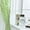 Green, variant on HCBY Sheer Voile Curtain 39.4x102.4 Inch, Nature Leaf Pattern, Machine Washable Light Drape, Shop Display Bedroom Privacy