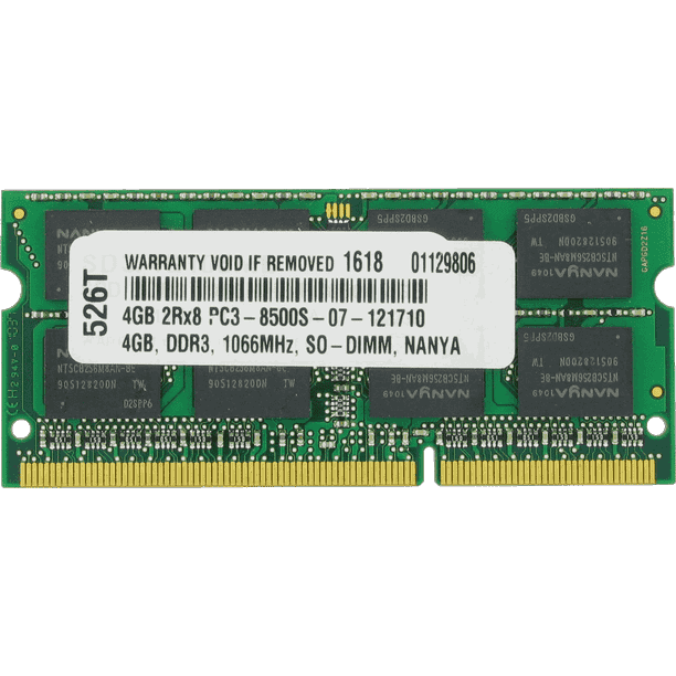 4gb Ddr3 Pc3 8500 1066mhz 4pin So Dimm Memory Ram For Toshiba Satellite A66 Walmart Com Walmart Com