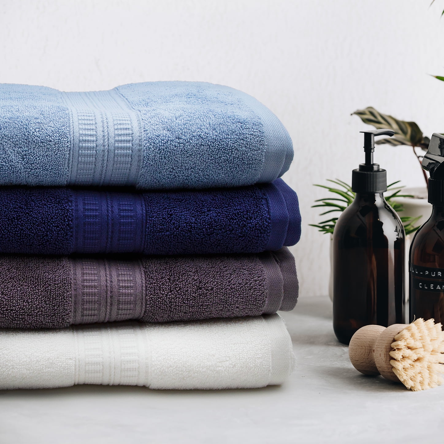 Clean Design Home x Martex 2-Pack Grey Hand Towel Set