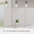 thumbnail image 6 of Hunter - Hartland 3-light Noble Bronze, Large Cluster Light, Dimmable, Transitional Style, Linear Shaped, for Bedrooms, Dining, Living Rooms - 13070, 6 of 8