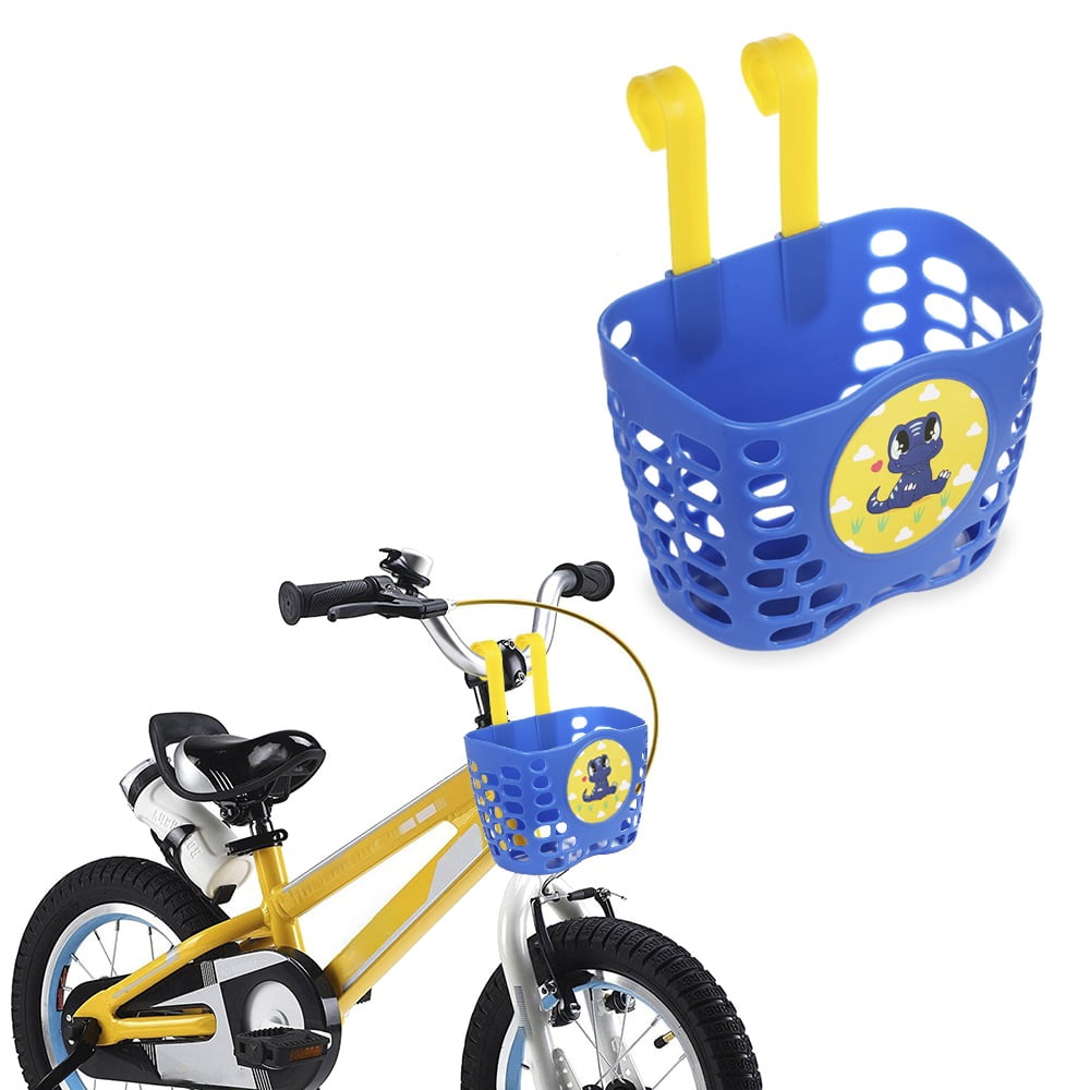 Children'S Bike Basket Plastic Bicycle Bag Kids Scooter Handle Bar Basket;CC 