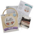 thumbnail image 7 of Leisure Arts Embroidery Kit 6" Hello - Embroidery Kit For Beginners - For Adults Cross Stitch Kits Cross Stitch Kits Beginners Patterns, 7 of 7