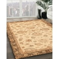 thumbnail image 2 of Ahgly Company Indoor Square Abstract Orange Oriental Area Rugs, 8' Square, 2 of 6