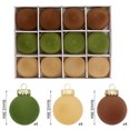 thumbnail image 3 of Bdday Large Christmas Balls Christmas Balls Flocked Christmas Tree Ball Ornaments Plastic Balls Xmas Decorative Hanging Ornaments Christmas Tree Decoration Christmas Decorations for Home, 3 of 3