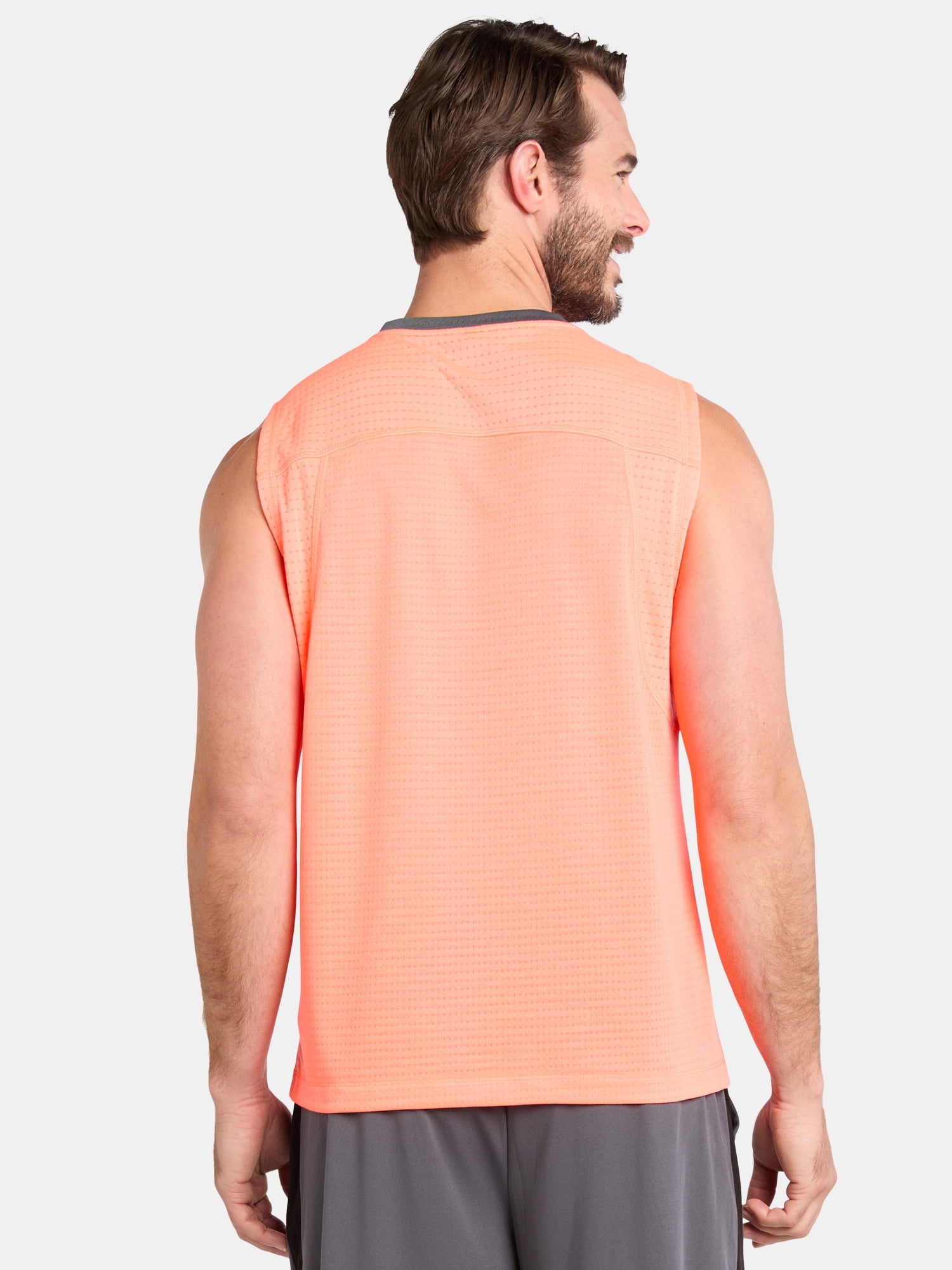 Athletic Works Men's and Big Men's Mixed Media Tank Top, Sizes XS-5XL