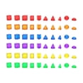 thumbnail image 4 of 60 Piezas de Bloques de Formas Geométricas, Juguetes Educativos de Aprendizaje, Conos, Cilindros, Clasificación Y Apilamiento, Juguetes para Preescola, 4 of 9
