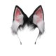 thumbnail image 1 of Fox Cat Long Fur Ears Hair Headwear Wolf Animal Anime Halloween Christmas Costume Adepaton BST2000705-1, 1 of 5