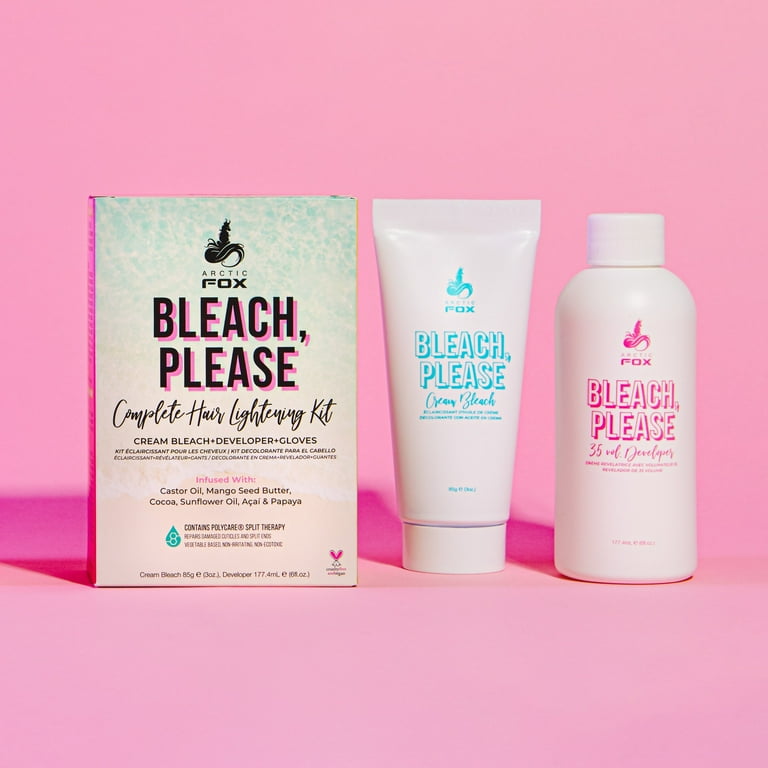 Arctic Fox Vegan Hair Bleach Kit, Cream Bleach, 35 Volume