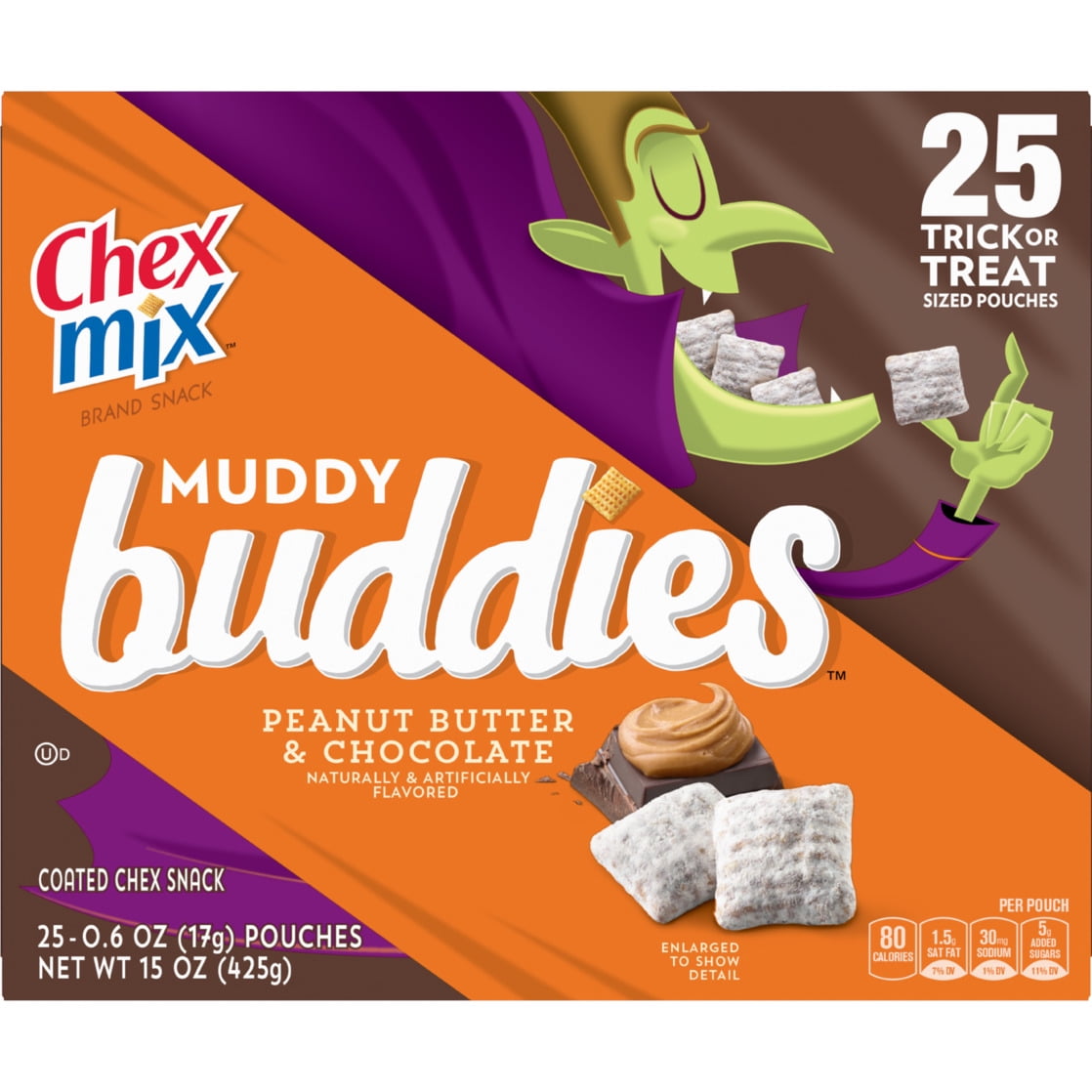 (2 pack) Chex Mix Muddy Buddies Snack Mix Peanut Butter And Chocolate