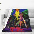 thumbnail image 2 of DanDaDan Poster Flannel Blanket Ultra-Soft Micro Fleece Throw Blanket For Bed Sofa Couch Car Office Unisex Adult Fuzzy Bed Blanket Cozy Kids Throw Blanket 50"x40", 2 of 8