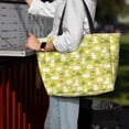 thumbnail image 2 of Horeoi Easter Bunny Print Large Capacity Beach Travel Bag Waterproof Polyester with Multiple Pockets for Beach Camping Gym, 2 of 5