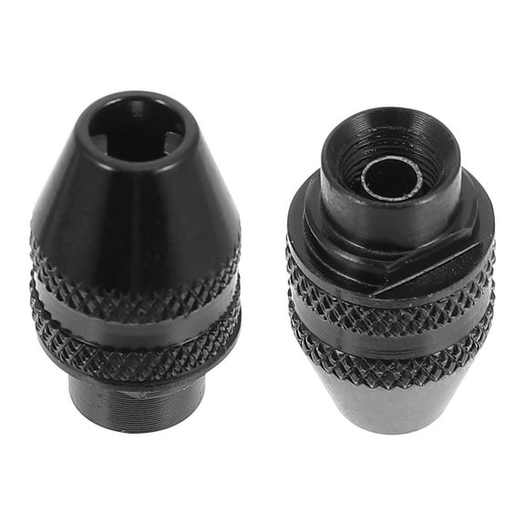 OATIPHO 2Pcs Keyless Drill Chuck Adapter Electric Change Chuck Conversion Black