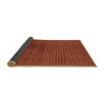 thumbnail image 2 of Ahgly Company Indoor Round Abstract Brown Modern Area Rugs, 3' Round, 2 of 4