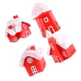 thumbnail image 6 of Gymnture christmas 4Pcs Mini Christmas Village Houses - Random Style, 6 of 10