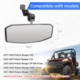 thumbnail image 2 of Espejo Retrovisor trasero UTV SHEJISI Compatible con Polaris Ranger, 2 of 6