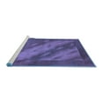 thumbnail image 2 of Ahgly Company Machine Washable Indoor Round Animal Blue Modern Area Rugs, 6' Round, 2 of 4