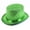 Green, variant on Blingbling Fedora Glitter Magician Hat Victorian Age Women Men Photo Props