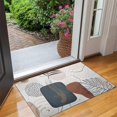 thumbnail image 2 of Blue Boho Abstract and Plant Pattern Door Rugs,Washable Non Slip Door Mats Indoor,Decorative Door Mats,Entry Mat Indoor for Entrance,Bedroom,Kitchen,Bathroom,17"x30", 2 of 6