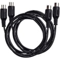 thumbnail image 5 of Cable Matters 2-Pack 5 Pin DIN MIDI Cable, 5 Pin MIDI Cable - 6 Feet, 5 of 5