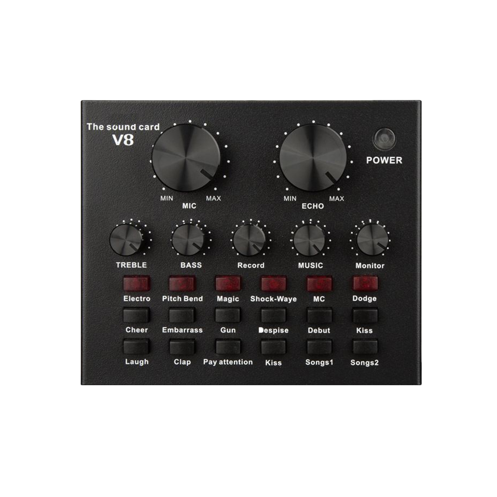 External Sound Card Bluetooth Sound Card For Living Broadcast Computer