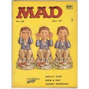 MAD Magazine Vintage Collectible #36 Dec 1957 Fine FN