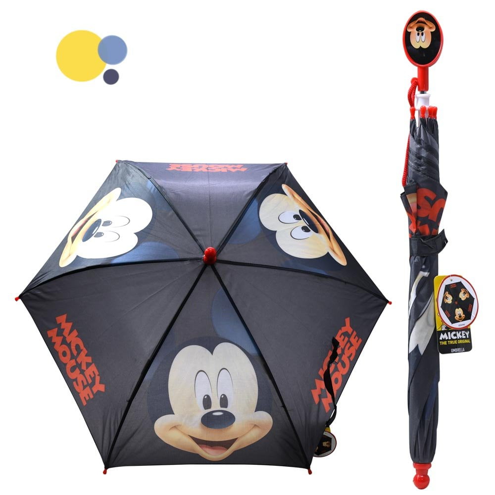 Licensed Disney Mickey Mouse Rockets & Friends 21" Umbrella w/Figure Handle 