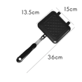 thumbnail image 3 of 3X Grilled Sandwich Maker,Bread Toast Breakfast Machine,Hot Sandwich Pan, Aluminum Flip Pan,Kitchen Tool, 3 of 7