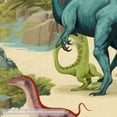 thumbnail image 3 of Dinosaur Polyester Right-Angle Floor Mat for Home and Office – Durable and Easy to Clean, 3 of 6