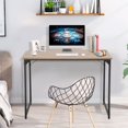 thumbnail image 4 of NiamVelo Computer Desk 40 inches Home Office Desk Modern Simple Style PC Desk with Sturdy Metal Frame for Adults & Kids, Natural, 4 of 7
