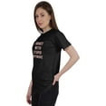 thumbnail image 4 of Inkmeso Women Quote Top I'm Not With Stupid Anymore Graphic Print Tee T-Shirt, 4 of 9