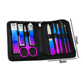 thumbnail image 2 of Professional Lemon Yellow Nail Clippers Set Pedicure Kit Stainless Steel with Luxurious Travel Case, 2 of 5