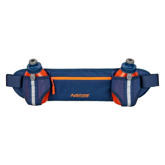 Nspire by Nathan Dual Bottle Hydration Belt Blue/Orange