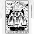 thumbnail image 4 of Batmanga Car Manga Art Crew Neck Short Sleeve Men's White T-shirt-Medium, 4 of 4
